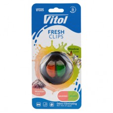 Ароматизатор для автомобіля VITOL Fresh Clips Mountain+Meadow (VFC05)