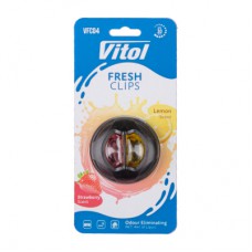 Ароматизатор для автомобіля VITOL Fresh Clips Strawberry+Lemon (VFC04)