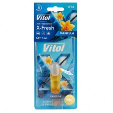 Ароматизатор для автомобіля VITOL X-Fresh Vanilla (VF03)