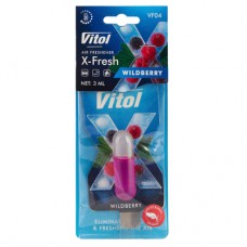 Ароматизатор для автомобіля VITOL X-Fresh Wildberry (VF04)