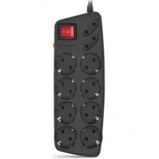 Мережевий фільтр живлення REAL-EL RS-Protect 505, 5m, black (EL122300046)