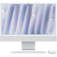 Комп'ютер Apple 24" iMac Retina 4.5K Nano-texture glass/ Apple M4 (10-c/CPU, 10-c/GPU), 16, 256, Silver, A3137 (MD3H4UA/A)