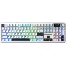 Клавіатура Aula F108 Pro Reaper Switch USB/Bluetooth/2.4G White (6978080501318)