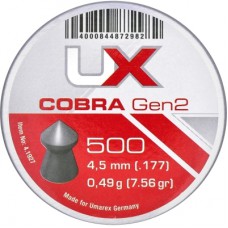 Пульки Umarex Cobra Gen2 4,5 мм 0,49 г 500 шт (4.1927)