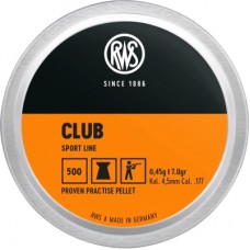 Пульки RWS Club 4,5 мм 0,45 г 500 шт (2136198)