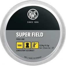 Пульки RWS SuperField 4,5 мм 0,54 г 500 шт (2317162)
