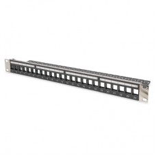 Патч-панель 19" 1U 24 порти набірна Kyestone Digitus (DN-91411-LF)
