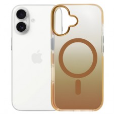 Чохол до мобільного телефона BeCover FIBRA Shock-Proof MagSafe Apple iPhone 17 Gold (715444)