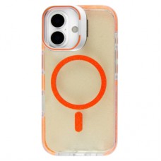 Чохол до мобільного телефона BeCover FIBRA Star Shine MagSafe Apple iPhone 17 Orange (715415)