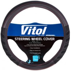 Чохол на руль VITOL M чорн. (VLU-1808010 BK/BK M)