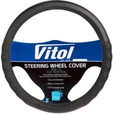 Чохол на руль VITOL M чорн. (VLU-1909339 BK M)