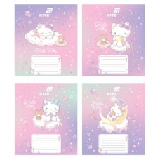 Зошит Kite Hello Kitty, 12 аркушів, коса лінія (HK26-235-1)