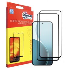 Скло захисне Dengos OPPO Reno14 / Reno14 F / Reno14 FS 5G Black 2 pcs (DG-TG2P-93)