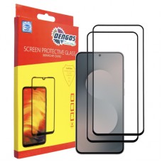 Скло захисне Dengos Samsung Galaxy S25 FE Black 2 pcs (DG-TG2P-91)