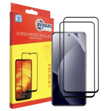 Скло захисне Dengos Xiaomi Redmi Note 15 Pro 4G Black 2 pcs (DG-TG2P-100)
