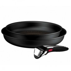 Набір посуду Tefal Ingenio Excellence+, 3 предмети, чорний (P0009553)