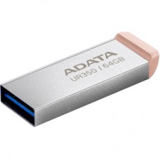 USB флеш накопичувач ADATA 64GB UR 350 Silver/Beige USB 3.2 (UR350-64G-RSR/BG)