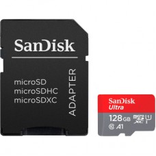 Карта пам'яті SanDisk 128GB microSD class 10 UHS-I A1 Ultra (SDSQUAB-128G-GN6IA)
