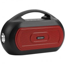 Акустична система NEWVEW NV-V50 Solar Panel/BT/USB/TF/FM/AUX Red (NWVW-NV-V50-RD)
