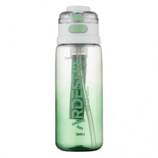 Пляшка для води Ardesto Gym 800мл, пластик, зелений (AR2280GE)