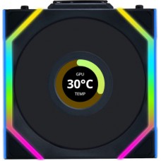 Кулер до корпусу Lian Li UNI Fan SL WIRELESS LCD 120-1, Black (G99.12SLLCD1W1B.00)
