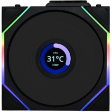 Кулер до корпусу Lian Li UNI Fan TL WIRELESS LCD 120-1, Black (G99.12TLLCD1W1B.00)