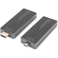 Адаптер HDMI extender 30m USB-C to HDMI 4K UHD wireless black Digitus (DS-55324)