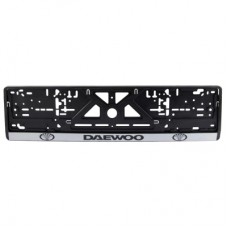 Рамка номерного знака CarLife Daewoo (NH08)