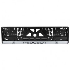 Рамка номерного знака CarLife Peugeot (NH23)