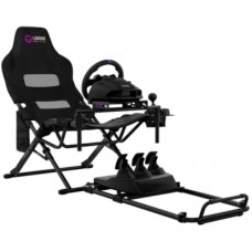 Крісло ігрове Lorgar Flex RAF1 з кокпітом кріплення для керма та педалей Black (LRG-RAF1)