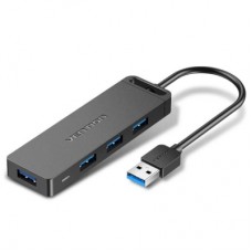Зчитувач флеш-карт USB 3.0 to SD/TF 0.15m black Vention (CLPBB)