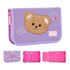 Пенал Yes твердий одинарний з клапаном Bear Rules HP-03 (533728)