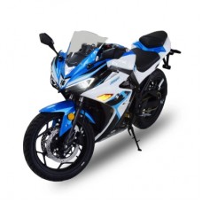 Електроскутер TV6 mid-drive FST 3000W 72V 60Ah white & blue (291186)