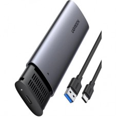 Кишеня зовнішня Ugreen USB-C to M.2 B-Key/M+B Key SSD 5Gbps SATA 3.0 aluminum 0.5m (10903)