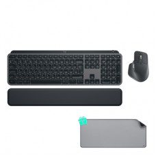 Комплект Logitech MX Keys for Business UA Graphite + Desk Mat Studio Series Mid Grey (MX920-010933)