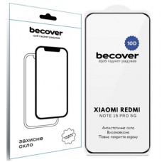Скло захисне BeCover 10D Xiaomi Redmi Note 15 Pro 5G Black (714892)