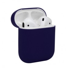 Чохол для навушників BeCover Silicon для Apple AirPods Dark Blue (703345)