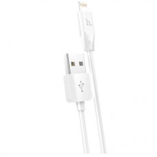 Дата кабель USB 2.0 AM to Lightning 1.0m 2.4A X1 white HOCO (6957531032007)