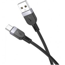 Дата кабель USB 2.0 AM to USB-C 1.0m silicone X109 Energy black HOCO (6942007636247)