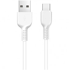 Дата кабель USB 2.0 AM to USB-C 2.0m 3A X20 white HOCO (6957531068914)