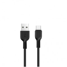Дата кабель USB 2.0 AM to USB-C 3.0m 3A X20 black HOCO (6957531068969)