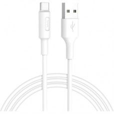 Дата кабель USB 2.0 AM to USB-C 1.0m 2A X25 white HOCO (6957531080152)