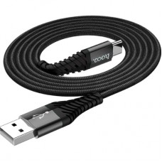 Дата кабель USB 2.0 AM to USB-C 1.0m X38 Cool black HOCO (6931474710567)
