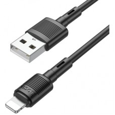 Дата кабель USB 2.0 AM to Lightning 1.0m 2.4A X83 black HOCO (6931474770868)