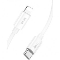 Дата кабель USB-C to Lightning 1.0m PD silicone X87 Magic white HOCO (6931474783189)