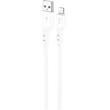Дата кабель USB-C to Lightning 1.0m silicone X97 Crystal white HOCO (6931474799791)