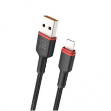 Дата кабель USB 2.0 AM to Lightning 1.0m 2.4A X203 black WUW (6972573336210)