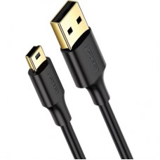 Дата кабель USB 2.0 AM to Mini 5P 3.0m 2A PVC black Ugreen (UGR-10386)