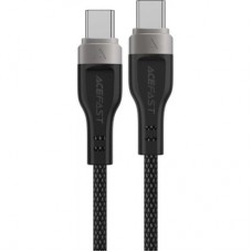 Дата кабель USB-C to USB-C 1.2m 60W 3A nylon black Acefast (6974316280217)