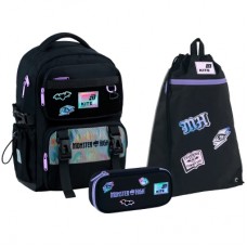 Шкільний набір Kite 1022 Education Monster High (SET_MH26-1022M)